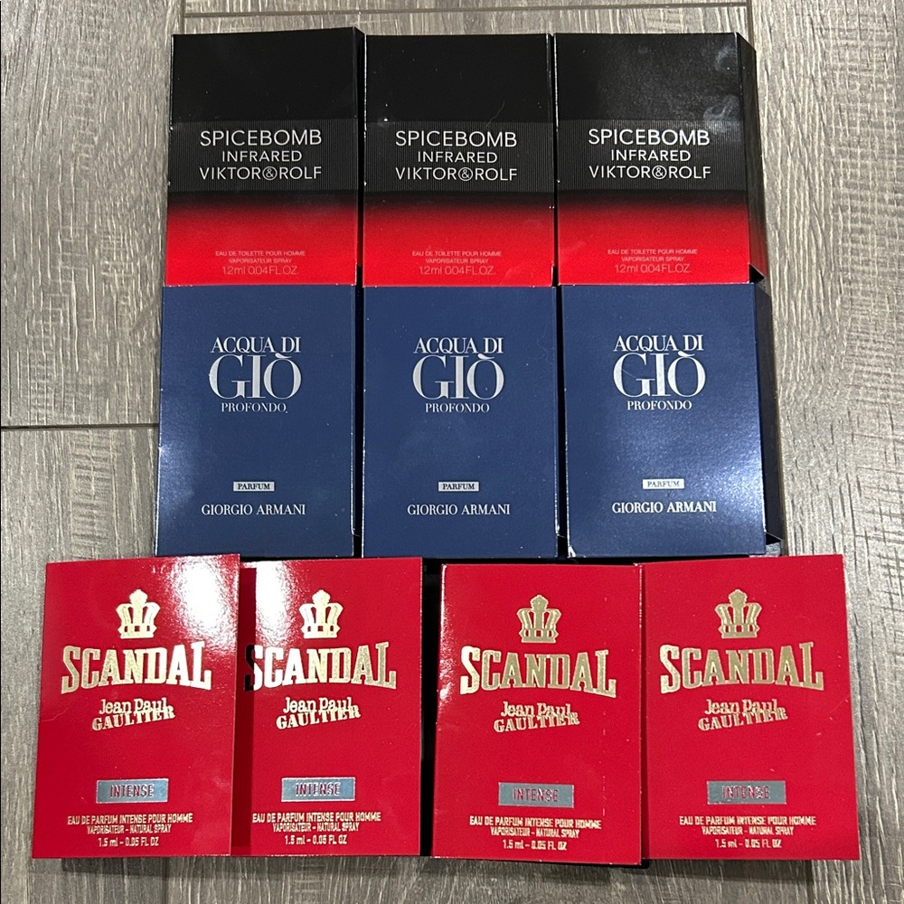 10 pieces Viktor&Rolf and Giorgio Armani men’s samples collection